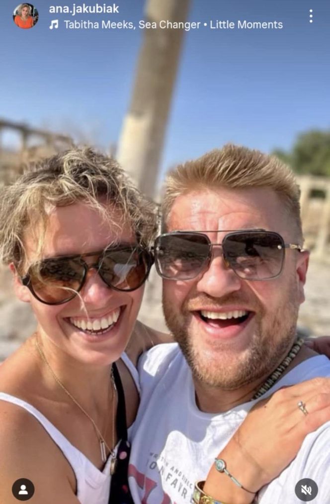 Tomasz Jakubiak z żoną