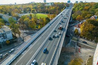 Południowy wiadukt Trasy Łazienkowskiej otwarty