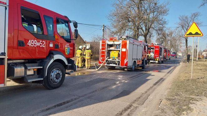 Pożar na osiedlu Bugaj w Starachowicach