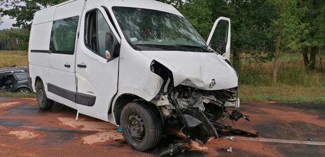 Siedem osób rannych, lądowały trzy śmigłowce. Wypadek pod Lesznem