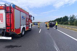  Karambol na S8 pod Wrocławiem. Zderzyło się łącznie 7 pojazdów