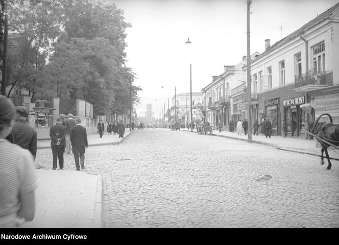 Ulica w Białymstoku. 1936 rok