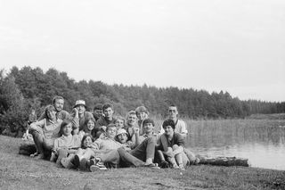 Mazury. Lata 80. Uczniowie II LO w Starachowicach