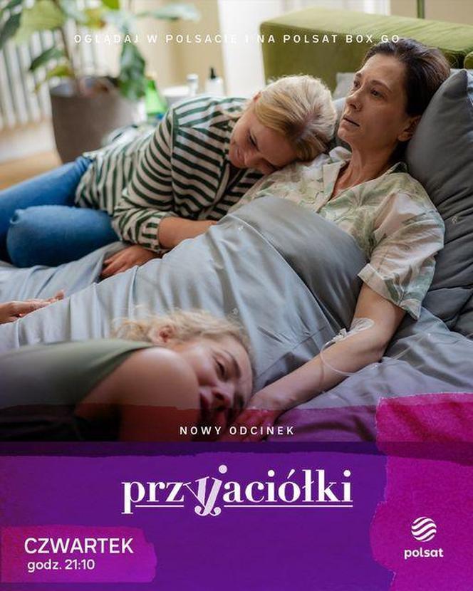 Przyjaciółki 22 sezon odc. 256. Zuza (Anita Sokołowska), Patrycja (Joanna Liszowska), Anka (Magdalena Stużyńska)