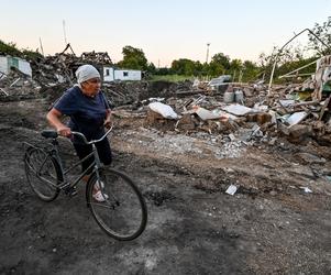 Ukraina. Atak na stację kolejową w Czaplinie