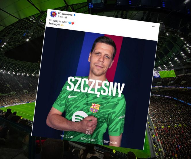 Wojciech Szczęsny piłkarzem Barcelony