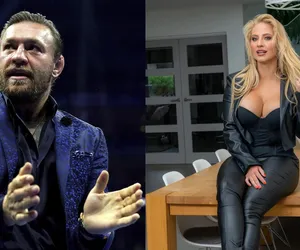 Conor McGregor objął blond seksbombę. Jej wielkie piersi zasłaniały tylko cienkie paseczki, zdjęcia błyskawicznie obiegły internet