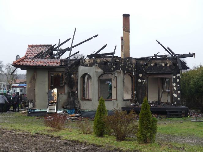 Dom rodziny z Lubnowa został doszczętnie zniszczony