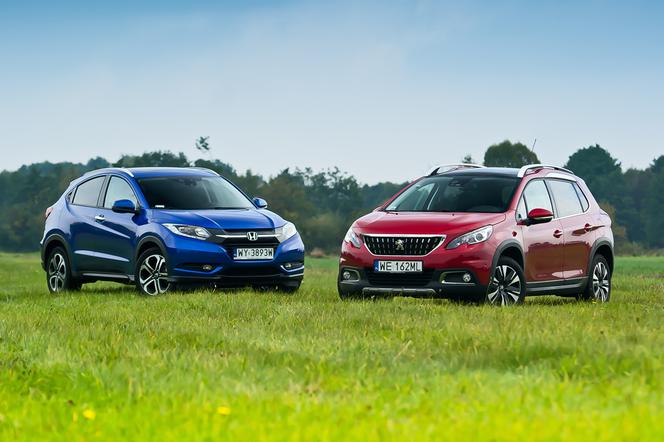 Starcie crossoverów - TEST Peugeot 2008 1.2 PureTech Allure vs. Honda HR-V 1.5 i-VTEC Executive