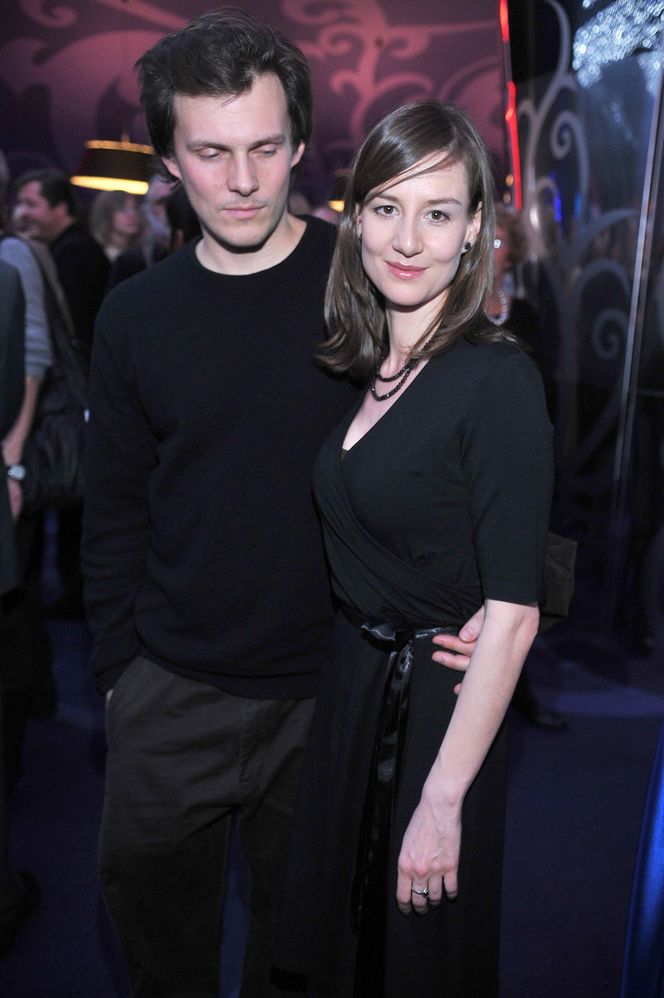 Maja Ostaszewska z partnerem