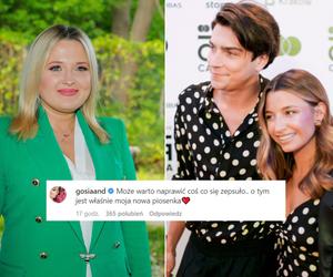 Gosia Andrzejewicz PROMUJE SIĘ na rozstaniu Wieniawy i Rozbickiego. Fani pary ostro zareagowali!