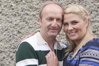 Pierwsza miłość. Kazanowa (Elżbieta Romanowska), Seweryn (Mirosław Kropielnicki)