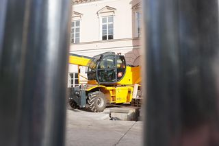 Remont Pałacu Lubomirskich. Tak wygląda plac budowy