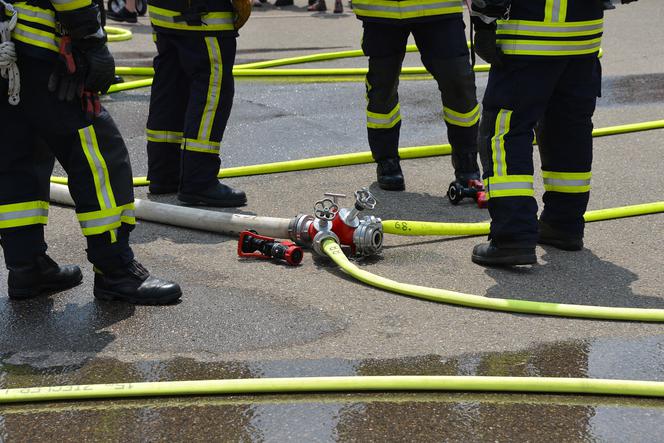 Walczą o życie, dziś walczą o zwycięstwo. Trwają II Mistrzostwa Polski Strażaków w Biegu po Schodach