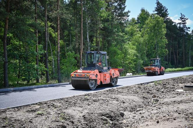 Budowa przedłużenia ul. Korfantego w Częstochowie na półmetku.