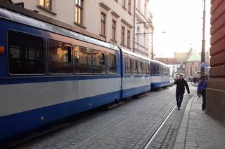 Wykolejenie tramwaju w Krakowie