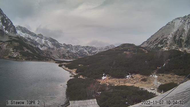 Śnieg w Tatrach 7 listopada 2022 