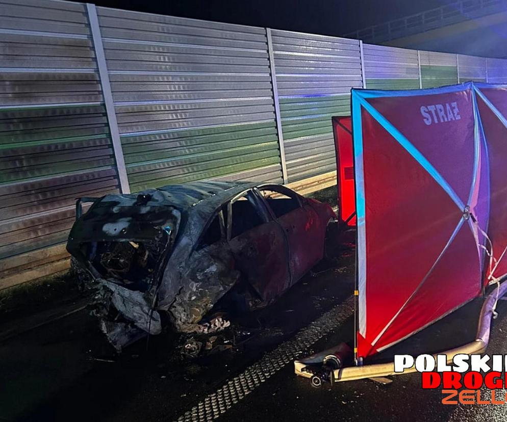 Trzy osoby spłonęły w samochodzie. Wstrząsające relacje świadków. To nagranie szokuje  