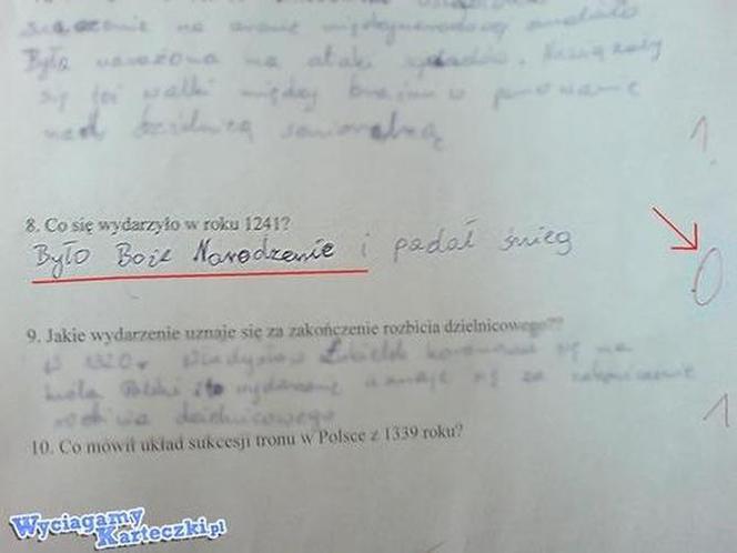 Nauczyciel płakał, jak sprawdzał. To wciąż humor ze szkolnych zeszytów, czy już groza?