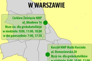 Archidiecezja warszawska przygotowała wykaz Mszy Świętych w języku ukraińskim