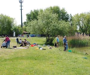 Zawody wędkarskie nad zalewem Muchawka i piknik wędkarski w Siedlcach