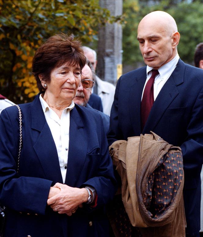 Halina Szpilman z synem Krzysztofem