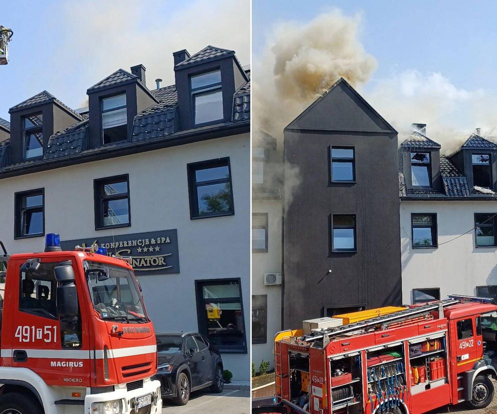 Pożar hotelu Senator w Starachowicach