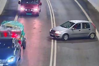 Zawracanie w tunelu w Świnoujściu