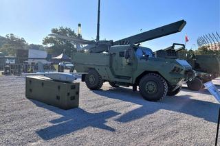 Polski system dronów kamikaze Gladius na pojeździe Waran. Premiera nowej broni na świątecznym pikniku?