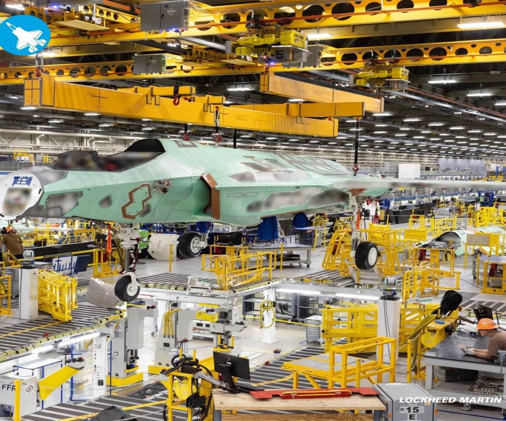 Pierwszy fiński F-35 na linii montażowej