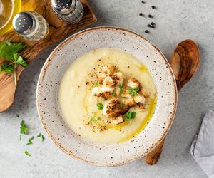 Zupa krem z pora i kalafiora - podkręcony smak, piękny wygląd