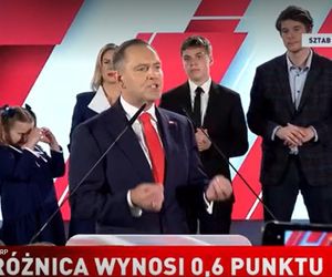 Córka Karola Nawrockiego podczas wieczoru wyborczego