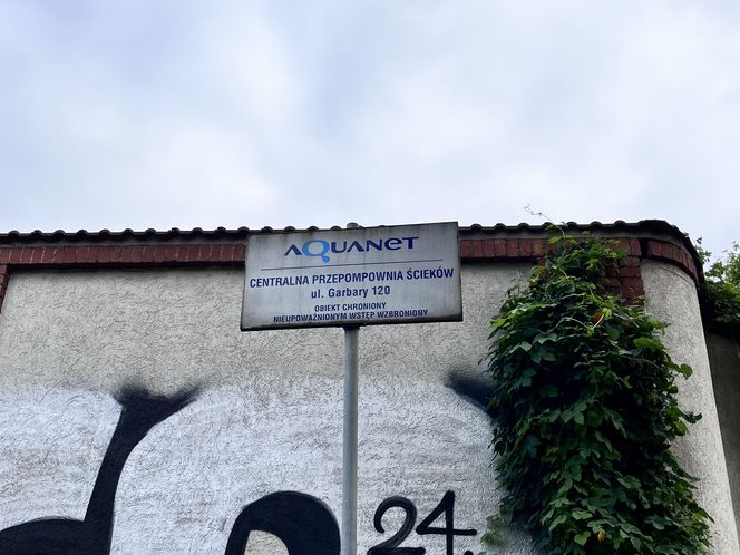 Stara przepompownia Aquanet