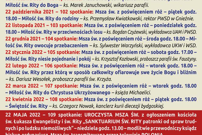 Rusza dziewięciomiesięczna nowenna do Świętej Rity