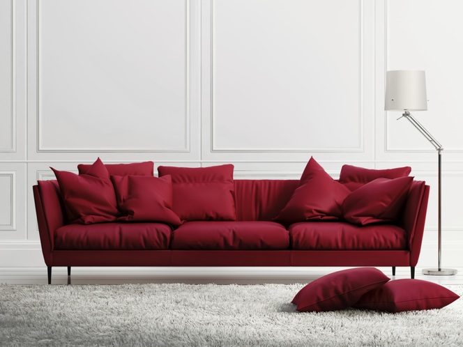Kolorowa kanapa w salonie: jaki kolor wybrać? 10 inspiracji!