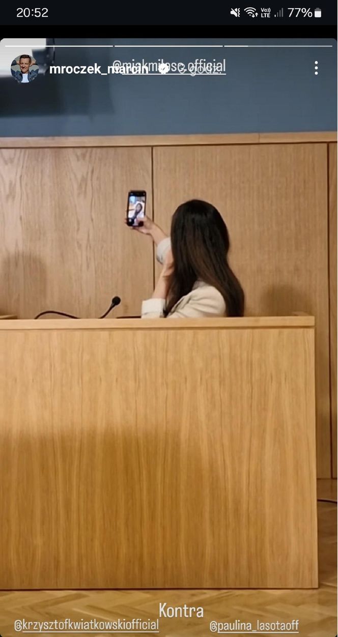 M jak miłość nowy sezon po wakacjach 2025. Kasia (Paulina Lasota) na planie