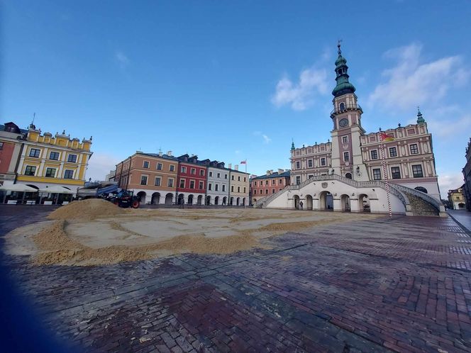 Budowa lodowiska w Zamościu