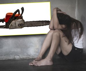 Pijany mąż wrócił do domu i włączył piłę motorową. Rodzinny dramat w Wiźnie