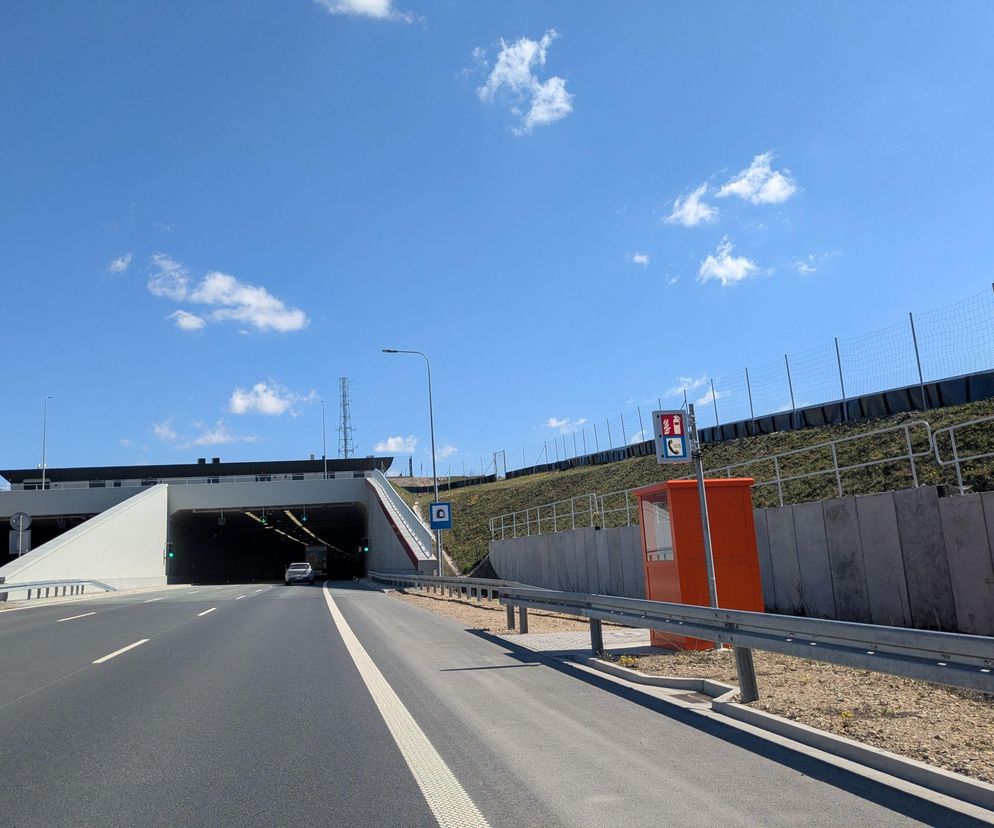 Prace serwisowe w tunelu na obwodnicy Krakowa