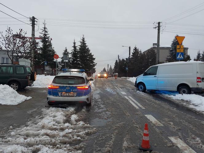 Wypadek na skrzyżowaniu Smugowa-Miodowa