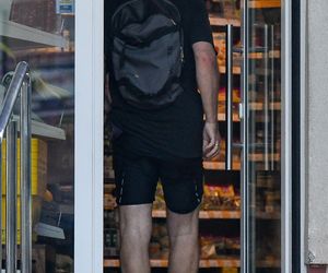 Robert Więckiewicz na rowerze