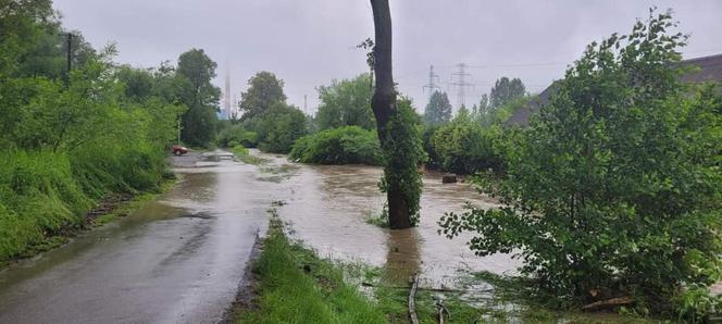 Bielsko-Biała. Skutki ulewy