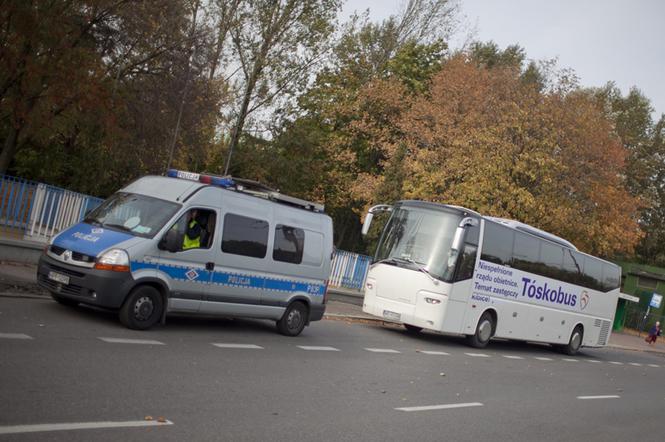 Tóskobus zatrzymany przez policję