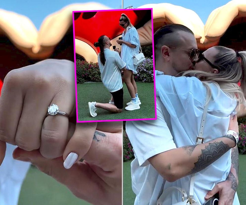 Romantyczne zaręczyny Barona i Kubickiej