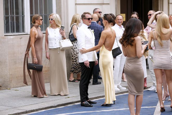 Ślub jak z bajki! Syn Marioli Bojarskiej-Ferenc powiedział tak. Panna młoda nie ukrywała brzuszka