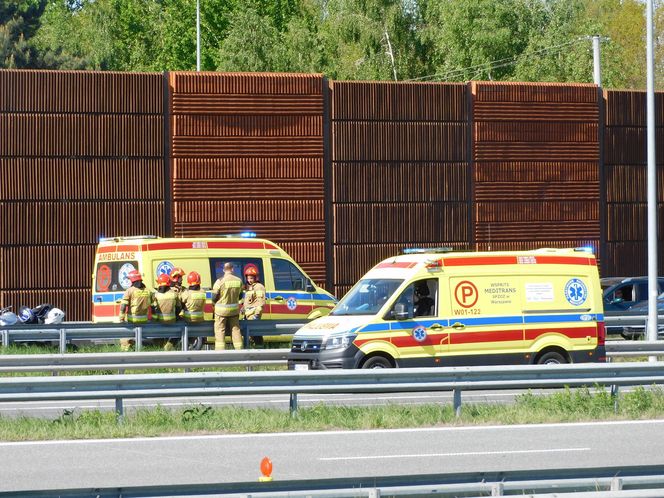 Dramat w Majdanie. Nie żyje motocyklista. Pasażerka walczy o życie