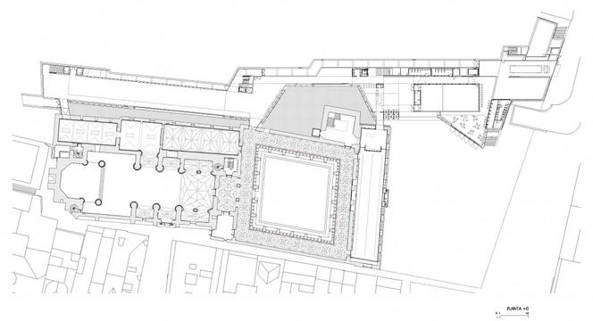 Muzeum San Telmo, Hiszpania. Rzut parteru. Fot. ©Ronald Halbe, materiały prasowe Mies van der Rohe Award 2013