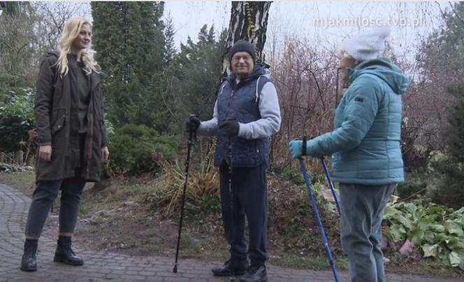 M jak miłość. Barbara Mostowiak (Teresa Lipowska), Józef Modry (Stefan Friedmann), Jagoda (Katarzyna Kołeczek)