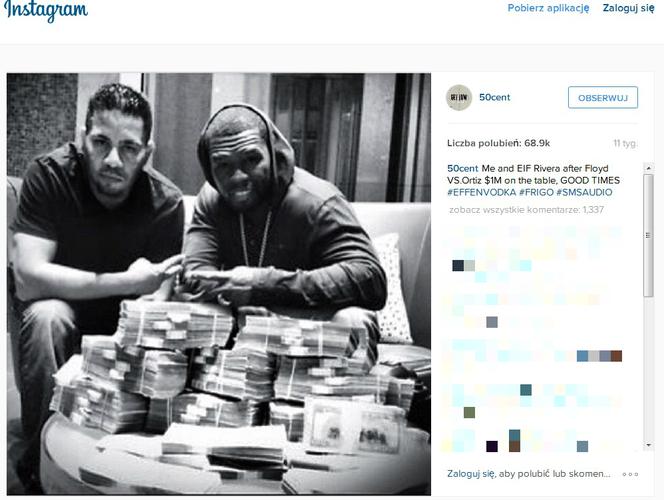 50 cent już narzeka na biedę!
