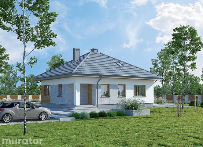 Projekt domu z poddaszem do adaptacji